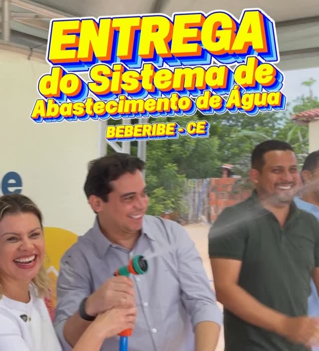 Júnior Mano leva água a Beberibe