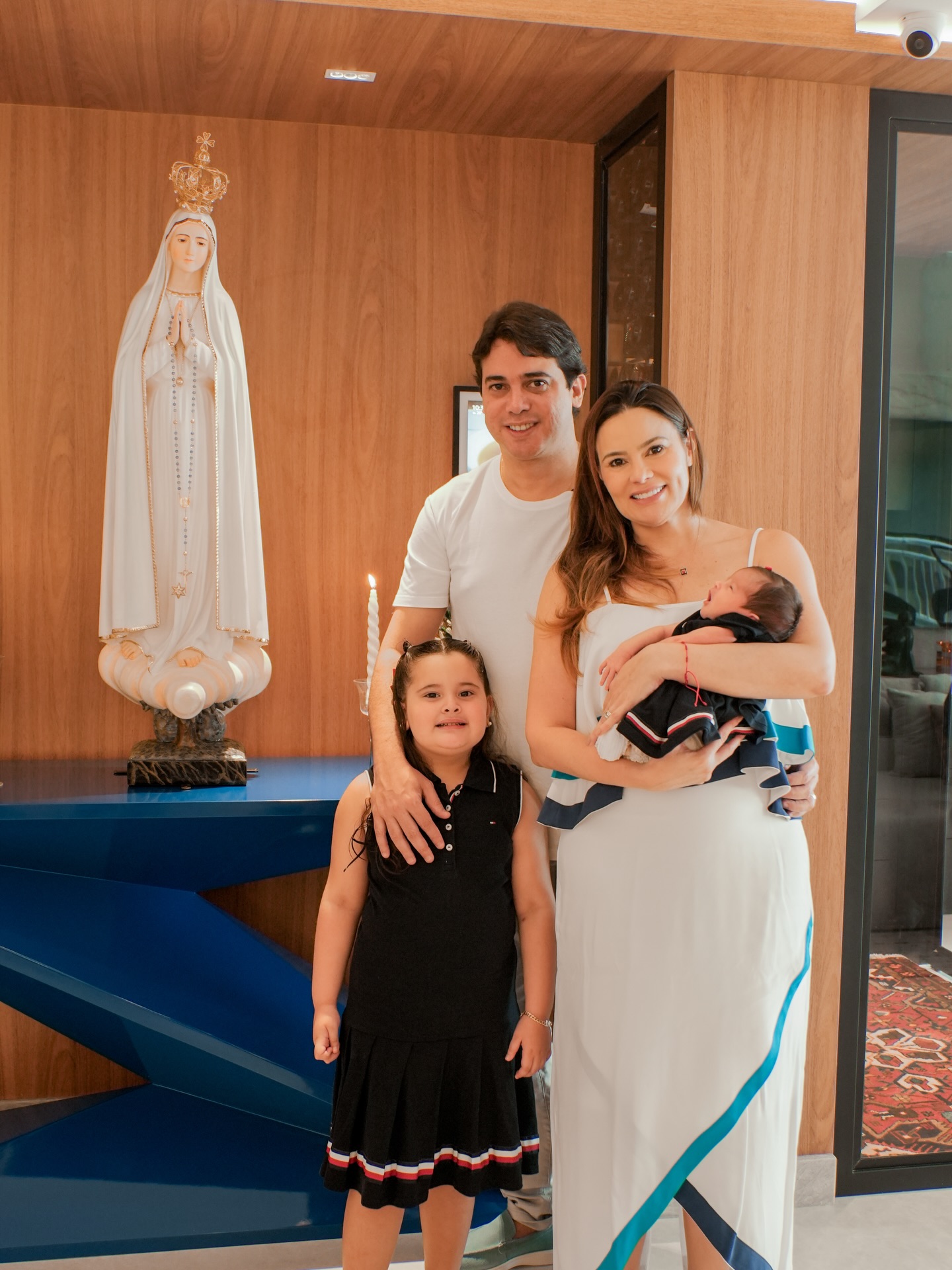 Júnior Mano recebe imagem peregrina
