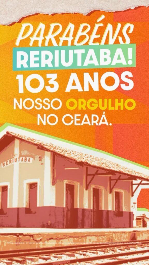Arte original em homenagem a Reriutaba pelos seus 103 anos