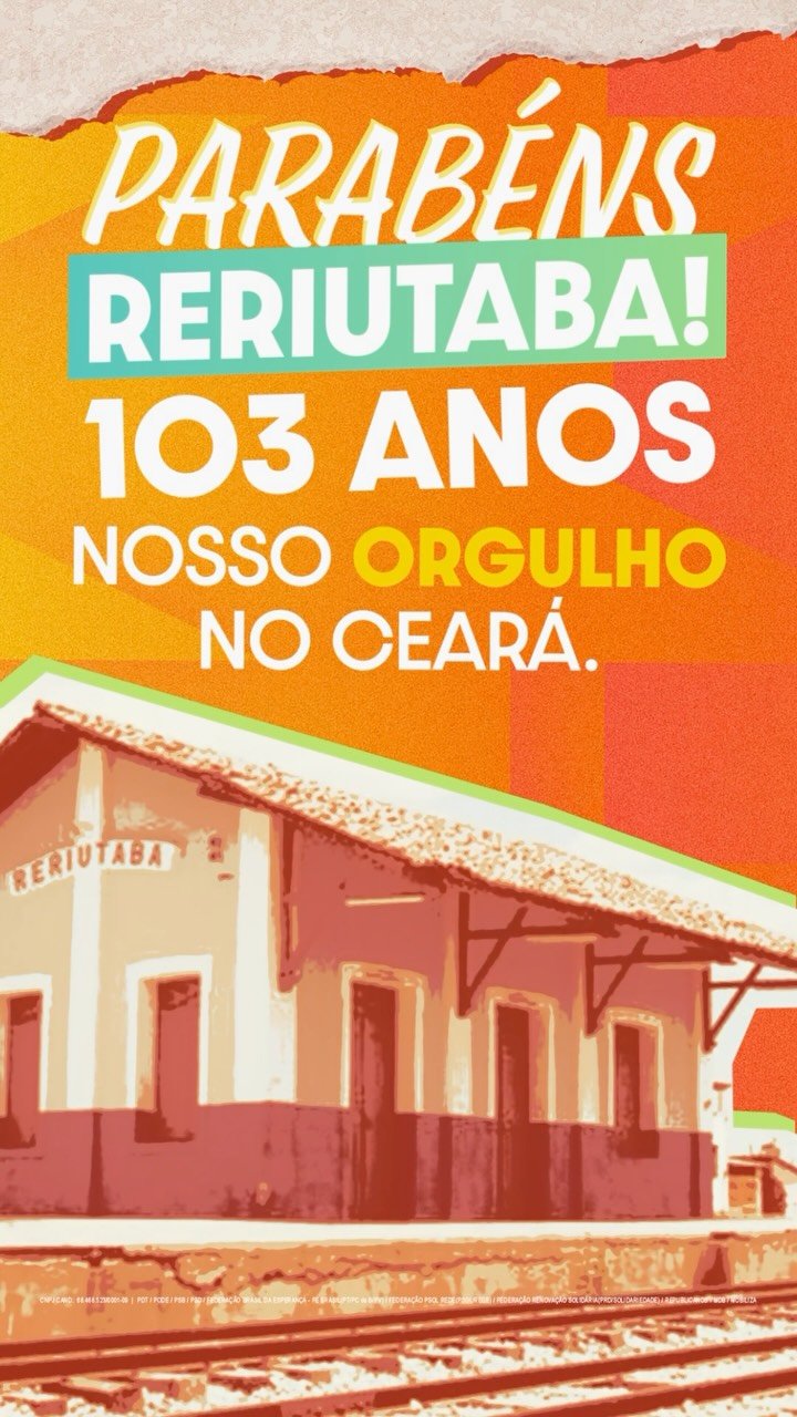 Arte original em homenagem a Reriutaba pelos seus 103 anos