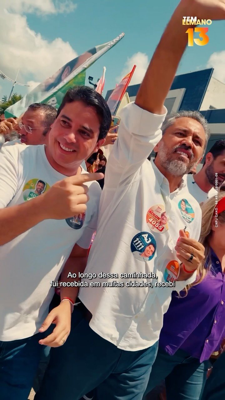 Registro da publicação de Júnior Mano sobre homenagens e reconhecimento recebidos.